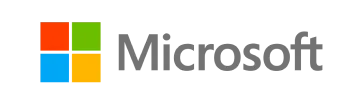 Microsoft Windows logo: four colored panes (red, green, blue, yellow) with the word 'Microsoft' beside it (branding image).